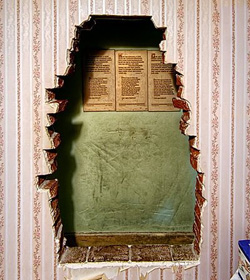 The Hiding Place located in the closet of Corrie Ten Boom's home, where Jews were hidden during World War II. Wikipedia/pmscocialmedia.