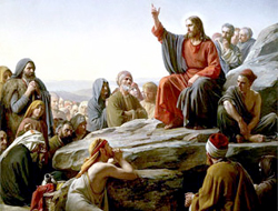 Jesus taught we needed to forgive in order to be forgiven. Image: Jesus' Sermon on the Mount by Carl Bloch (1834-1890) Wikipedia