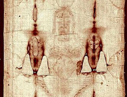 Was radiation part of the power of Jesus' resurrection? Photo Shroud of Turin: Wikipedia