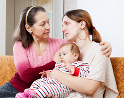 Many children of single parent families.