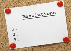 Making resolutions that stick.