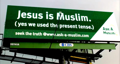 Controversial billboard claims Jesus is a&nbsp;Muslim