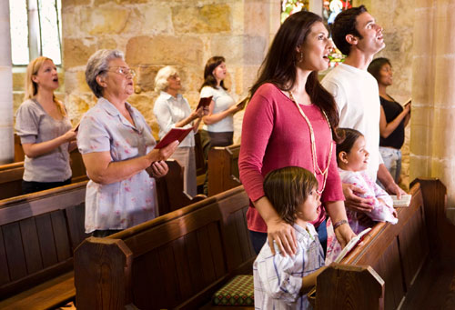 What affects a child's future church attendance as an adult?