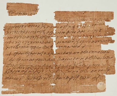 Ancient Christian Charm from Egypt. Image University of Manchester