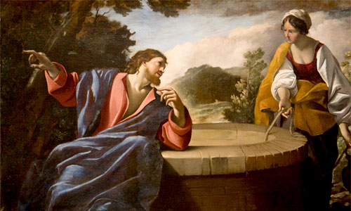 Jesus with the Samaritan Woman. Photo by Lawrence OP/Iwoman/CC BY-ND