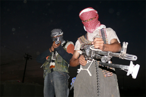 A 2006 photo of Iraqi terrorists. Photo Manendj/Wikipedia