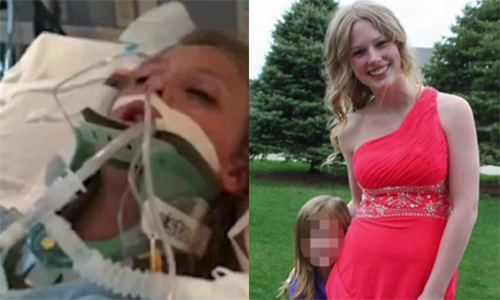 Taylor Hale goes from brain dead to graduation after friend lays hands on her for healing Photo Youtube capture