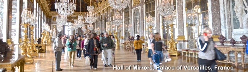 Hall of Mirrors, Palace of Versailles, Versailles, France Photo: David McSpadden/Foter/CC BY