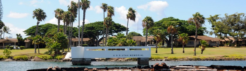 The monument marking the Sinking of the Arizona in Pearl Harbor Photo Expert Infantry/Flickr