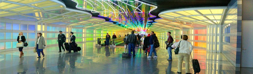 Meeting Jesus at Chicago O'Hare Airport Photo: Ronald Woan/Flickr