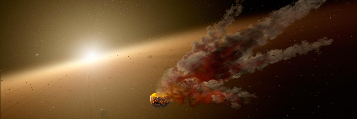 Artist's conception of an asteroid. Image NASA/Wikipedia/Creative Commons