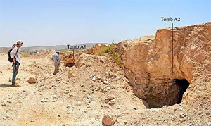 Entrance to the ancient tombs found near Bethlehem. Photo: ROSAPAJ - Sapienza University Rome