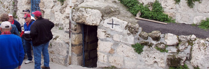 The traditional spot believed to be the Tome of Lazarus in Bethany located two miles outside of Jerusalem. Photo: Marion Doss/Wikipedia