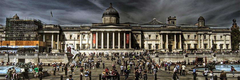The Baal arches scheduled to be set up in London's Trafalgar Square have been cancelled. Photo: Trafalgar Square by Hector Rodriguez/Flickr/Creative Commons