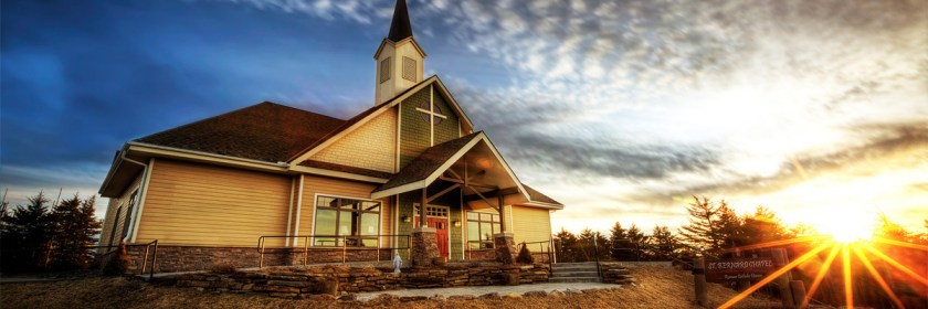 The Glory of God is falling on West Virginia. Photo: small church in West Virginia's coal country on a mountain near Snowshoe, West Virginia. Robert Du Bois/Flickr/Creative Commons