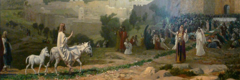 Jesus entering Jerusalem for the last time by Jean Leon Gerome (1897) Wikipedia