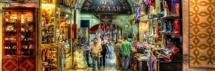 The Grand Bazaar in Istanbul, Turkey Credit: Pedro Szekely/Flickr/Creative Commons