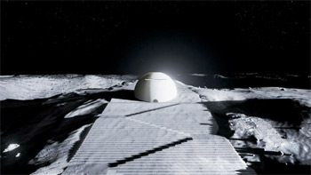 'Moon Temple' Credit: European Space Agency