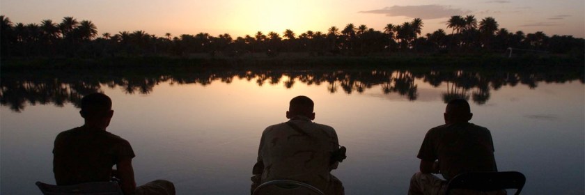 The Euphrates River in the Mesopotamia valley home to Melchizedek and Balaam. Credit: United States Navy