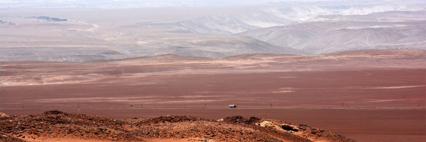 The Peruvian desert, one of the driest places in the world. Credit: Mariano Mantel/Flickr/Creative Commons