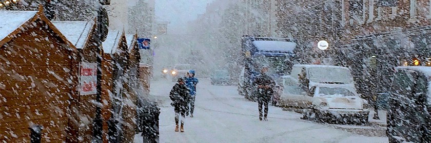 Snowstorm in Chester, England Dec 8, 2017 Credit: Terry Kearney/Flickr/Creative Commons