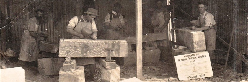 Stonemasons in the 1900s Credit: Aussie~mobs/Flickr/Creative Commons