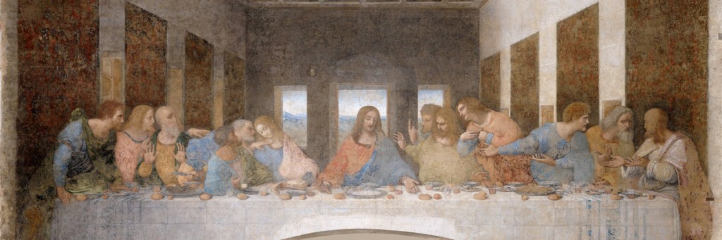 The Last Supper by Leonardo Da Vinci (1452-1519) Credit: Wikipedia