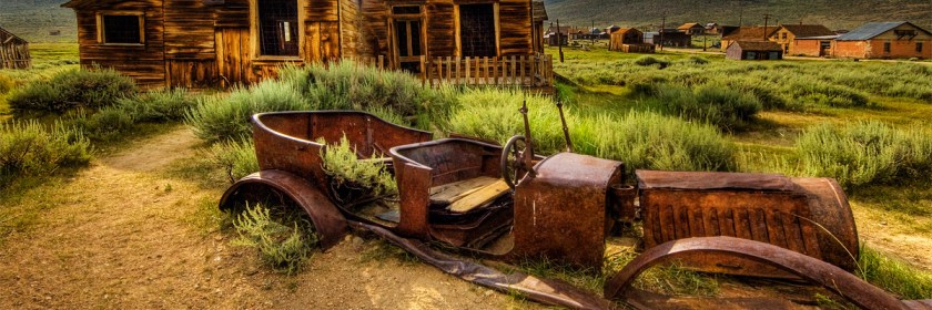 Rusty car in Bodie, California Credit: Wolfgang Staudt/Flickr/Creative Commons