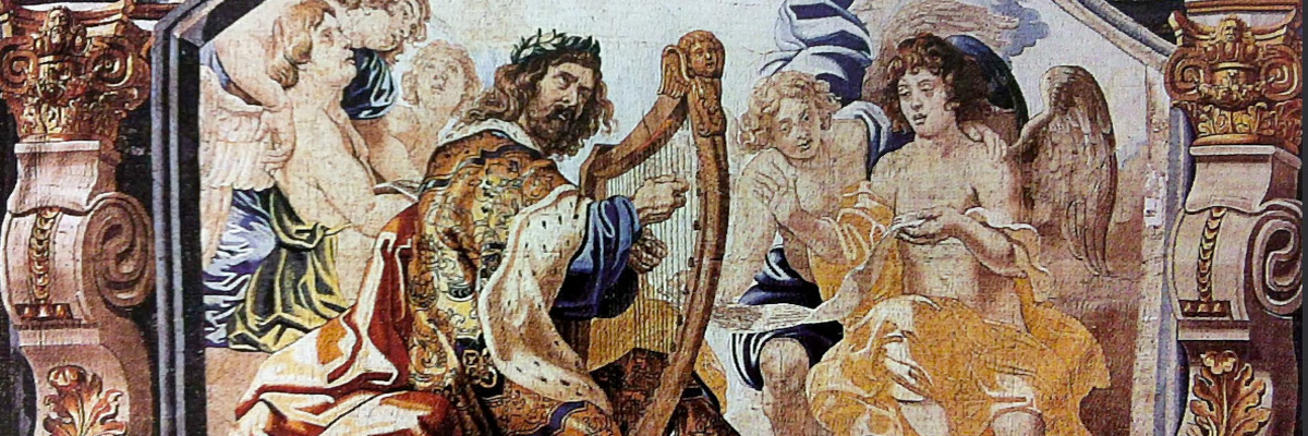 A tapestry of David playing a harp by Peter Paul Rubens (1577-1640) Credit: Wikipedia/Creative Commons