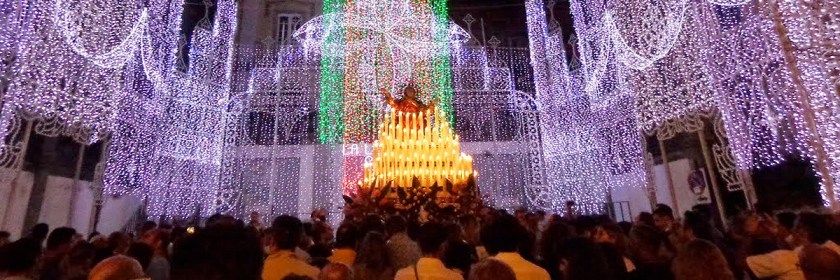 Festival of the Assumption of Mary being held at a Roman Catholic church in Sicily. Credit: effems/Wikipedia/Creative Commons