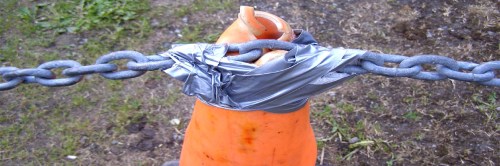 One of tens of thousands of uses that men have for duct tape Credit: Mike Carroll/Flickr/Creative Commons