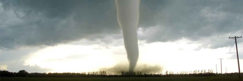 Tornado touches down near Elie, Manitoba In June 2007 Credit: Justin1569/English Wikipedia/Creative Commons