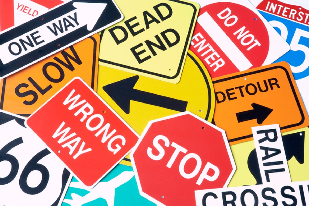 Obeying the ‘do not enter’&nbsp;signs