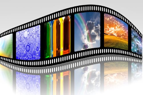 Graphic of movie film