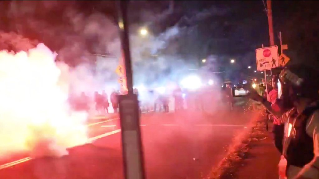 Another night of peaceful rioting in&nbsp;Portland