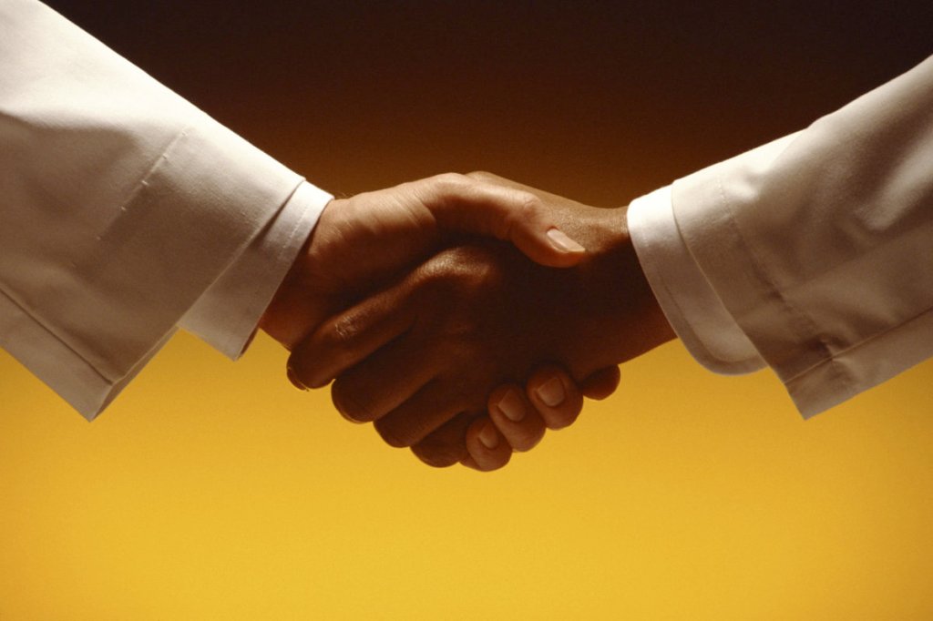 But they are not allowed to shake&nbsp;hands?