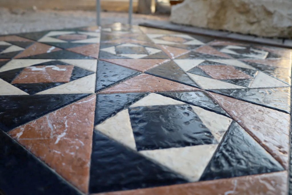 Recreation of the Temple floor Jesus walked&nbsp;on