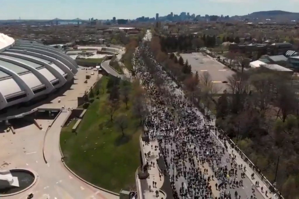 Massive anti-lockdown protest in&nbsp;Montreal
