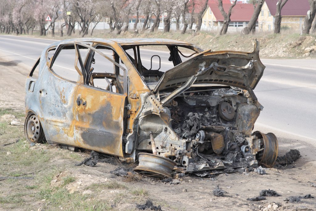 Is a burnt car, a sign of the&nbsp;times?