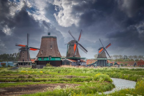 Dutch windmills