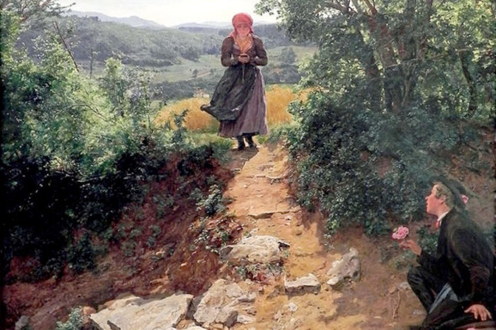 Woman holding an iPhone in&nbsp;1860?