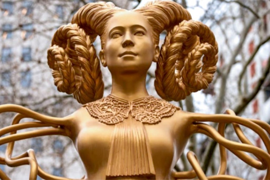 Statue described by some as satanic pays homage to abortion on top of New York&nbsp;courthouse