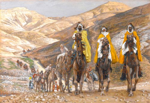 The Magi Journeying to see the newborn King of the Jews by Jame Tissot