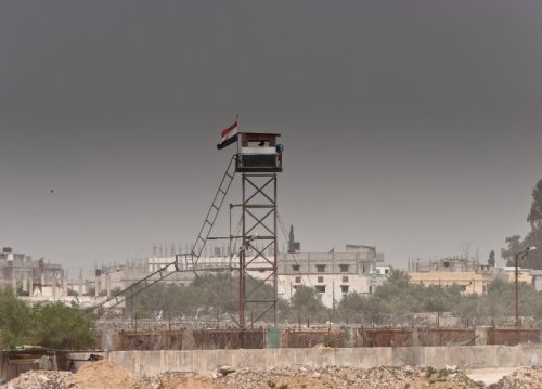 Watch Tower on the border between the Gaza Strip and Egypt