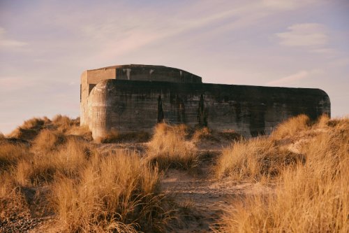 World War II bunker in Denmark.