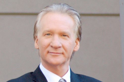 Comedian Bill Maher receiving his Hollywood Star in 2010