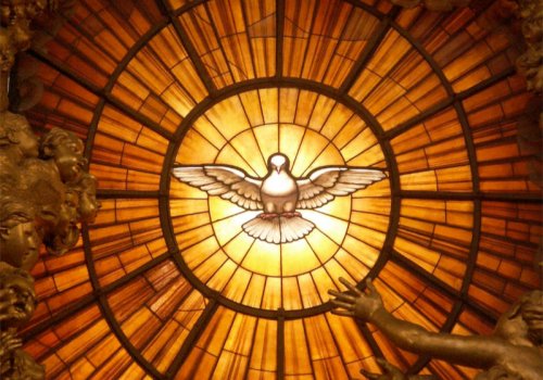 Holy Spirit depicted as a Dove at the in the apse of Saint Peter's Basilica, c. 1660,