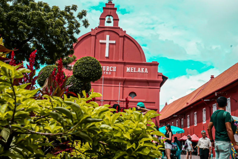A Christian Church in Malacca, Malaysia