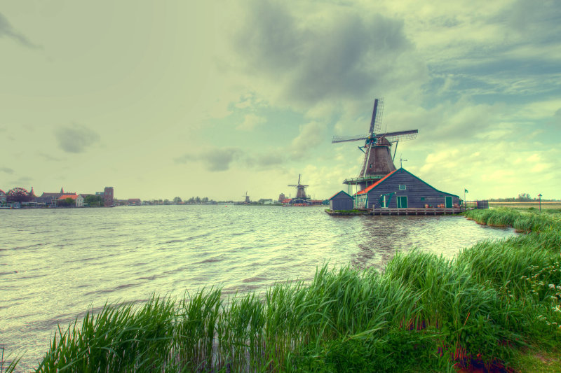 Wind mill in Holland