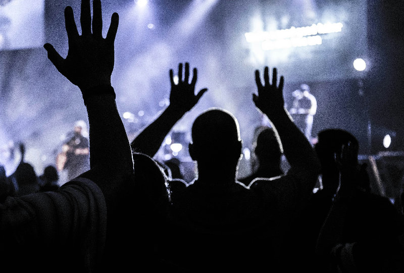 Church worship service